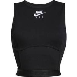 Nike Women's Air Ribbed Tank - Black/White