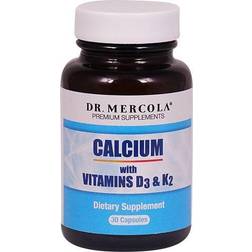 Dr. Mercola Calcium with Vitamins D3 & K2 30 Capsules