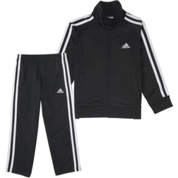 Adidas Infant Track Logo Jacket & Joggers Set - Black