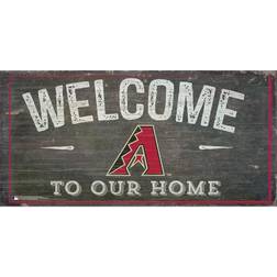 Fan Creations Arizona Diamondbacks Welcome to Our Home Sign Board