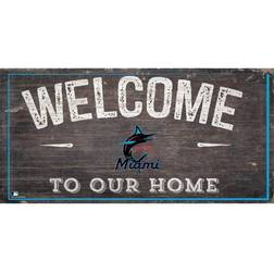 Fan Creations Miami Marlins Welcome to Our Home Sign Board