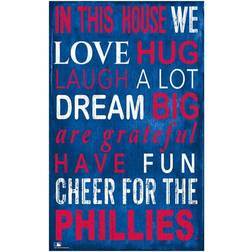 Fan Creations Philadelphia Phillies In This House Sign Board