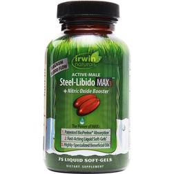 Irwin Naturals Steel-Libido Max3 Nitric Oxide Booster 75 Liquid Softgels