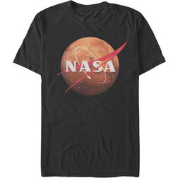 Nasa Mars Profile Swoosh Short Sleeve T-shirt - Black