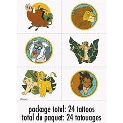 310027 The Lion King Tattoos 24 Count