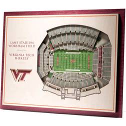 YouTheFan Virginia Tech Hokies 3D Wall Art