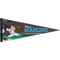 WinCraft Miami Marlins Disney Mickey Mouse Premium Pennant Flag