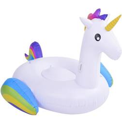 Northlight 7' Inflatable Rainbow Unicorn Jumbo Pool Float