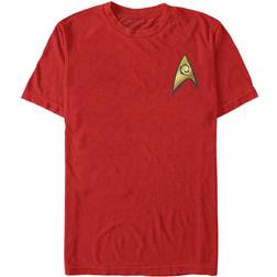 Fifth Sun Star Trek Operations Starfleet Badge T-shirt - Red