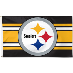 WinCraft Pittsburgh Steelers Horizontal Stripe 1 Sided Deluxe Flag