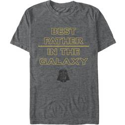 Fifth Sun Star Wars Darth Vader Best Father T-shirt - Charcoal Heather