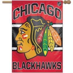 WinCraft Chicago Blackhawks Wordmark Single-Sided Vertical Banner