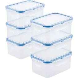 Lock & Lock Easy Essentials Kitchen Container 6pcs 0.5L