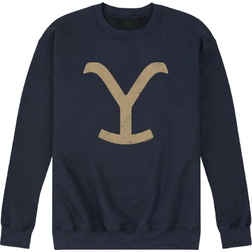 Airwaves Yellowstone Y Logo Fleece Sweatshirt - Navy