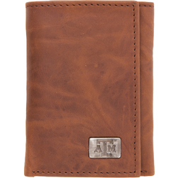 Eagles Wings Texas A&M Aggies Tri Fold Wallet - Brown