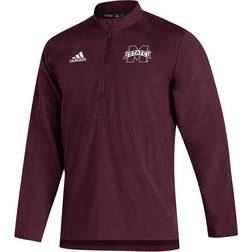 Adidas Mississippi State Bulldogs Sideline AEROREADY Quarter-Zip Jacket Sr