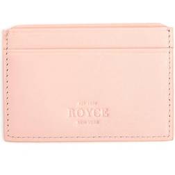 Royce RFID-Blocking Executive Slim Credit Card Case - Light Pink