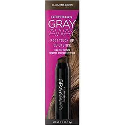 Everpro Gray Away Root Touchup Quick Stick Blk/dk Brwn