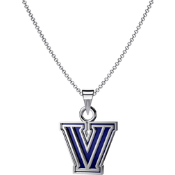 Dayna Designs Villanova University Pendant Necklace - Silver/Navy