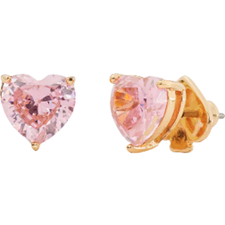 Kate Spade My Love Heart Studs - Gold/Pink