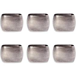 Design Imports Textured Napkin Ring 6pcs