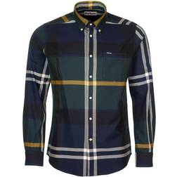 Barbour Duncan Tailored Fit Plaid Button-Down Shirt - Seaweed Tartan