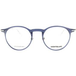 Montblanc MB 0099O 004, including lenses, ROUND Glasses, MALE