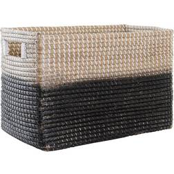 Dkd Home Decor Basket Natural Orange Seagrass (48 x 28 x 33 cm) Basket