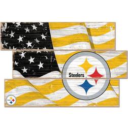 Fan Creations Pittsburgh Steelers 3-Plank Team Flag