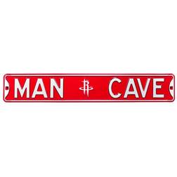 Authentic Street Signs Houston Rockets Man Cave Steel Street Sign