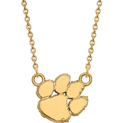 LogoArt Clemson University Small Pendant Necklace - Gold