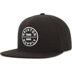 Brixton Oath III Snapback Cap - Black