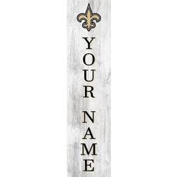 Fan Creations New Orleans Saints Personalized Welcome Leaner Sign