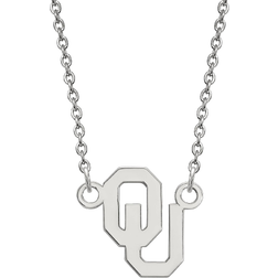 LogoArt Oklahoma Small Pendant Necklace - Silver