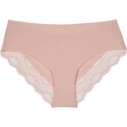 Wacoal B-Bare Cheeky Lace-Trim Hipster - Rose Smoke