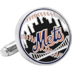 Cufflinks Inc New York Mets Baseball Cufflinks - Silver/Black/Orange/Blue