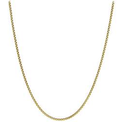 David Yurman Small Box Chain Necklace 20" - Gold