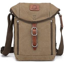 TSD Brand Forest Flap Crossbody Bag - Olive