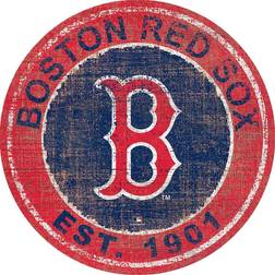 Fan Creations Boston Red Sox Round Heritage Logo Sign Board