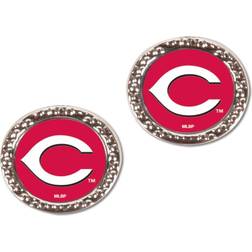 WinCraft Cincinnati Reds Logo Round Post Earrings W