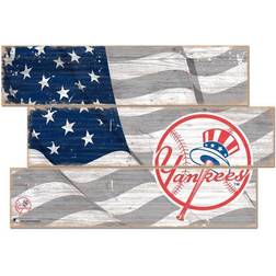 Fan Creations New York Yankees 3-Plank Team Flag