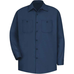 Red Kap Wrinkle-Resistant Work Shirt - Navy