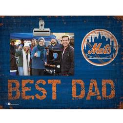 Fan Creations New York Mets Best Dad Clip Photo Frame