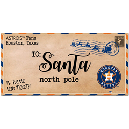 Fan Creations Houston Astros Letter to Santa Sign