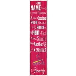 Fan Creations St. Louis Cardinals Personalized Family Banner Sign