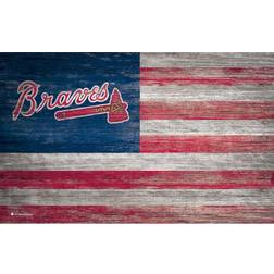 Fan Creations Atlanta Braves Distressed Flag Sign