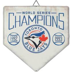 Open Road Brands Toronto Blue Jays World Series Home Plate Metal Sign