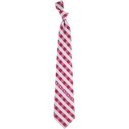 Eagles Wings Indiana Hoosiers Check Tie - Red