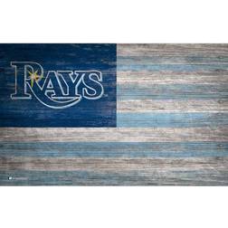 Fan Creations Tampa Bay Rays Distressed Flag Sign