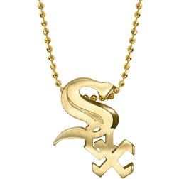 Alex Woo Chicago White Sox Little Logo 14k Yellow Gold Necklace W